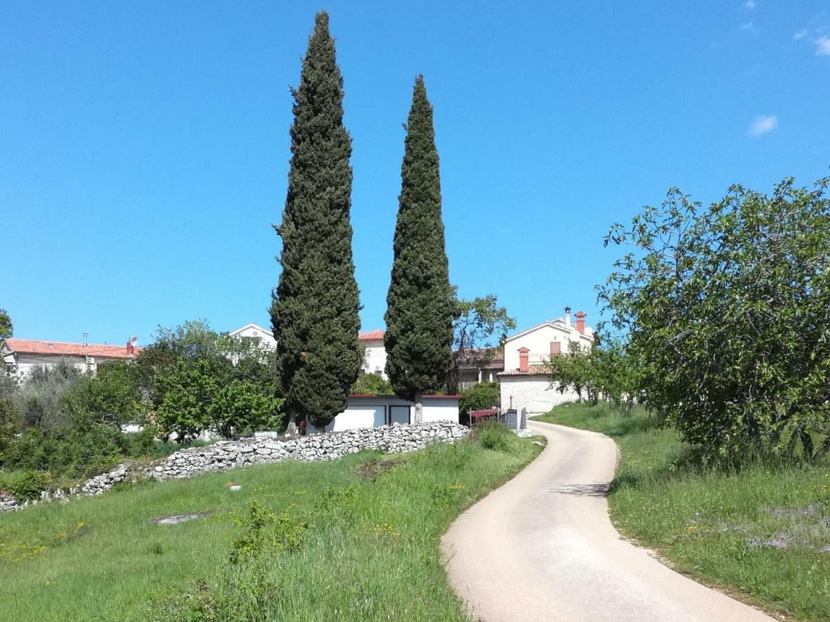 Apartment Parenzana, Little Row House With Big Green Yard In Central Istria Rakotule Exterior photo